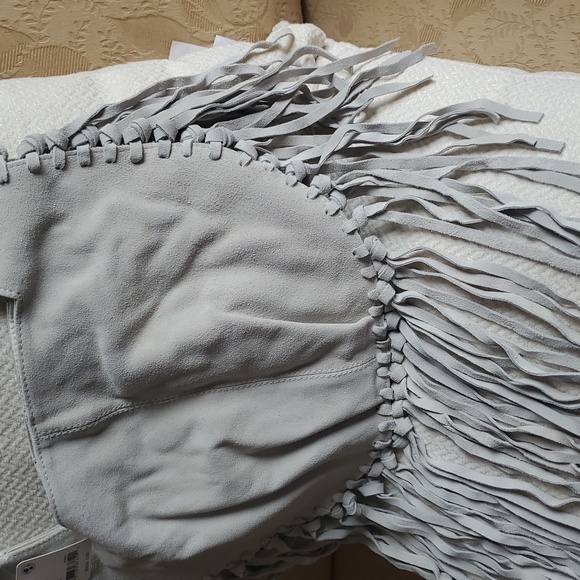 Free People Riley Fringe Bag/Neutral Plaster - Picture 8 of 16